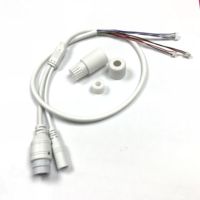 Cable de Red RJ45+DC con Conector Impermeable, Cable para Cámara de Seguridad CCTV, Cable para Placa PCB de Cámara IP, Módulo de Cámara IP AR-W