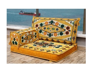 Asientos de suelo árabe Sofá de suelo árabe Piso de asiento Árabe | 90x70x10cm 3 piezas 1 Juego - Product Image 1