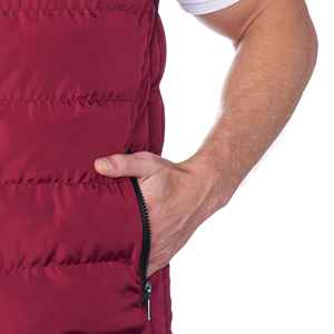 OEM Custom Men's Sleeveless <b>Puffer</b> Vest <b>Jacket</b> Bubble Hooded with Stand Collar Sale in Very Low <b>Cheap</b> Good Price - Product Image 3