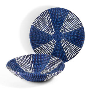 Panier mural tissé marine jonc de mer panier d'art décoratif pour Boho décor à la maison accessoire décoratif mural naturel - Product Image 1