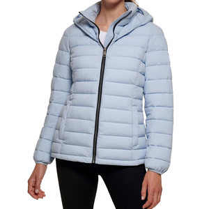2026 Custom Made <b>Women</b> Puffer <b>Jacket</b> Cotton Filled <b>Lightweight</b> Polyester Windproof Breathable Winter Outerwear Wholesale - Product Image 1