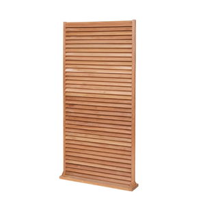 Paravent de luxe à panneau unique en teck massif pour un séparateur de pièce élégant avec un aspect naturel - Product Image 2