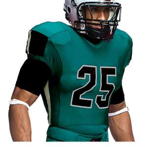 Service OEM, vêtements d'été pour adultes, ensembles d'uniformes de football américain, manches courtes, 100% polyester, antibactérien, vente en gros, dernier style - Product Image 4