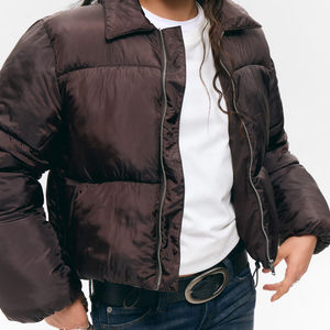 Chaqueta Acolchada Clásica para Mujer, Cálida y Cómoda, Chaqueta Acolchada de Nailon 2026 con Cierre Completo, Estilo Urbano, Personalizable OEM - Product Image 3