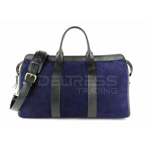 Bolsa de lona de cuero genuino Mochila Bolsa de viaje deportiva impermeable con cierre de moda Cremallera Precio al por mayor para hombres y mujeres - Product Image 1