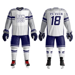 Uniforme de Hockey sobre hielo con logotipo personalizado, uniforme deportivo con sublimación, precio al por mayor, novedad - Product Image 4