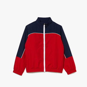 2025 gros garçons survêtements ensemble jeunes athlètes pratique 100% Nylon coupe-vent plus récent couleur bloc élastiqué poignets solide - Product Image 3