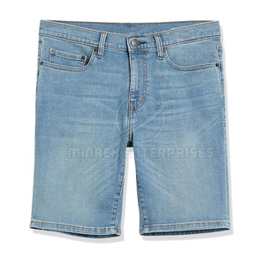 Shorts en jean pour homme de qualité supérieure fabriqués au Pakistan, service OEM, taille mi-haute, 100% coton, séchage rapide, confortable, décontracté, motif uni, couleur unie - Product Image 1