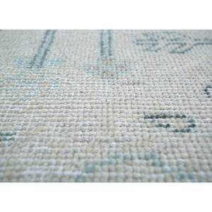 Tapis en laine noués à la main Erbe, gris et noir, motifs abstraits rectangulaires, technique de tissage plat, pour la maison et les couloirs, GS-03 - Product Image 3