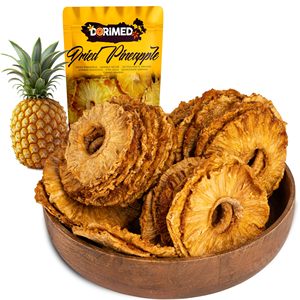 Ananas séché AD |   1 kg d'ananas en tranches, 100% d'origine naturelle |   Goût sucré, sans OGM, naturel et croustillant, sans sucre ajouté - Product Image 4