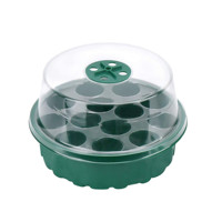 Serre miniature en plastique à 13 compartiments March TG81372, avec 5 éclairages supplémentaires, facilement assemblable pour la culture intérieure