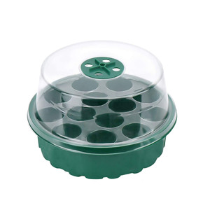 TG81372 Kit de serre miniature pop-up en plastique à 13 compartiments avec 5 éclairages supplémentaires, facilement assemblable pour la germination et la pression naturelle - Product Image 4