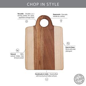 Planche à découper de service à découper en bois d'acacia extra large cuisine vente en gros - Product Image 3