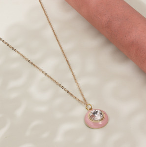 Collar de cadena minimalista moderno Joyería personalizada de moda para mujeres y niñas Chapado en Oro Laminado Idea de regalo de plata - Product Image 1