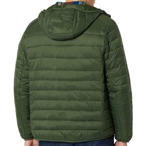 Venta al por mayor de logotipo personalizado OEM estampado de invierno abrigo de estilo callejero de gran tamaño burbuja chaqueta abrigos para hombres al aire libre Puffer Jacek - Product Image 6