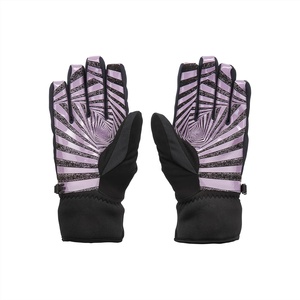 ถุงมือหุ้มฉนวนกันความร้อนสำหรับเล่นสกี, ถุงมือผ้าฝ้าย100% หน้าจอสัมผัสลายอิฐปักความร้อนดีไซน์ใหม่2025 - Product Image 5