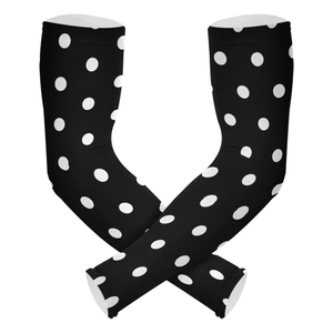 Mangas de brazo de protección UV Unisex Polka Dot transpirable resistente al agua pesca Camping ciclismo deportes montar protector solar - Product Image 2