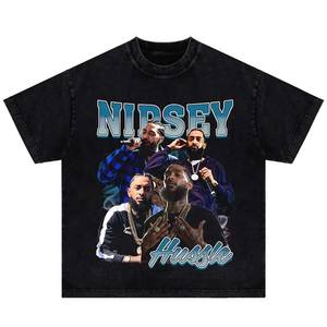 เสื้อยืดพิมพ์ลายกราฟิก DTG สำหรับผู้ชายเสื้อยืดโอเวอร์ไซส์โชว์ไหล่สำหรับผู้ชายเสื้อยืดแฟชั่นแนวสตรีทแวร์แนวสตรีท y2K - Product Image 4