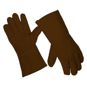 Guantes de Seguridad Reforzados Florida, de Cuero Vacuno, Antiestáticos, Antideslizantes, 11 oz, Resistentes a Chispas, para Trabajo Industrial Pesado - Product Image 2