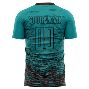 Venta al por mayor nuevo diseño de logotipo personalizado camiseta de fútbol de tela de secado rápido a medida camiseta de fútbol para la venta ropa deportiva para adultos - Product Image 3
