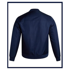 เสื้อแจ็กเก็ตบอมเบอร์ไซส์ใหญ่สำหรับผู้ชายเสื้อแจ็กเก็ตบอมเบอร์สำหรับใส่ทำงานผ้าคอตตอนทรงพอดีตัวลำลองมีไซส์ใหญ่พิเศษสำหรับผู้ชาย2025 - Product Image 6