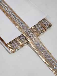 Vestido de lujo tela de encaje con cuentas Mujeres Sudanesas Toub al por mayor duradero usando algodón francés de bajo precio - Product Image 3