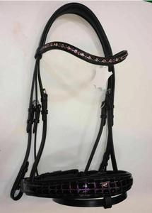 Atractivo, ajustable y asequible, equipo de equitación, juego de tachuelas, aspecto elegante, superventas, juego de tachuelas de brida de cuero de caballo - Product Image 4