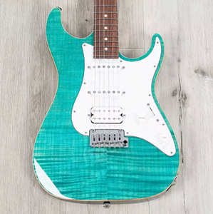 Diapasón de Guitarra HSS Standard Plus, Pau Ferro, Azul Bahama, Envío Rápido, Personalizado - Product Image 1