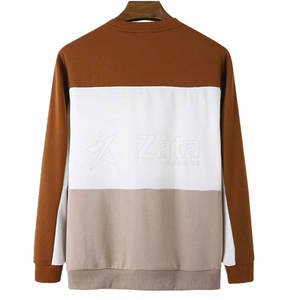 Suéteres de Invierno para Hombre de Talla Grande, 100% Algodón, Color Liso, Teñido, Ecológico, Transpirable, Casual, Personalizable - Product Image 6