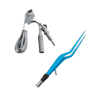 Fórceps bipolares con revestimiento de bayoneta Punta de irrigación manual para cirugía ENT Neuro y cardíaca Acero Incluye cable bipolar - Product Image 6