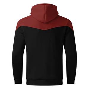 Veste à capuche unisexe personnalisée à fermeture éclair brodée écologique et surdimensionnée avec motif imprimé pour hommes et femmes tendance 2025 - Product Image 4