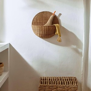 ตะกร้าหวายแขวนผนังตะกร้าแขวนผนังดีไซน์เรียบง่าย - Product Image 5