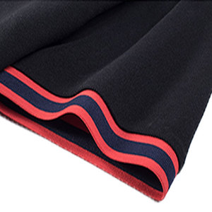 Alto rendimiento personalizado última ropa delgada hombres moda profesional Casual Polos tela a rayas decorada con patrón - Product Image 4