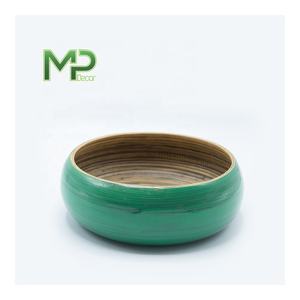 Best Price on Eco-Friendly Stylish Vietnam Natural Living Salad <b>Bamboo</b> <b>Bowl</b> Polished Technique - Product Image 2