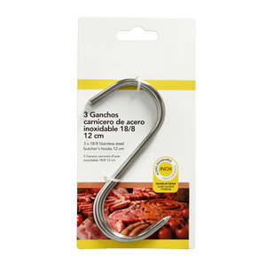 Blister con 3 Ganci da Macellaio Inossidabili N. 12 - Product Image 6