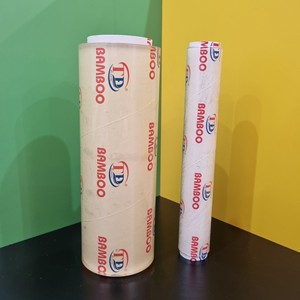 ฟิล์มถนอมอาหาร30-45ซม. ฟิล์มพีวีซีม้วนจัมโบ้สำหรับผักและอาหาร - Product Image 2