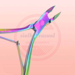 Cortador de uñas para cutículas, cortaúñas acrílico profesional de acero inoxidable, pinzas para cutículas, herramientas de manicura y pedicura - Product Image 4