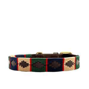 Divine International's Luxury Classic Polo <b>Leather</b> <b>Dog</b> <b>Collar</b> Handcrafted by Artisans Superior Quality and Customizable - Product Image 2