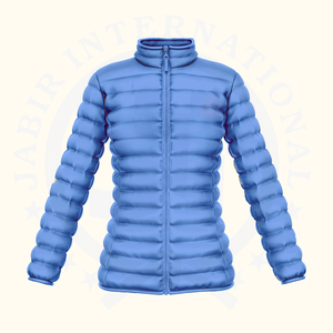 Veste matelassée d'hiver unisexe pour hommes et femmes, style ample et épaissi avec impression de logo personnalisé, fermeture à glissière, caractéristique imperméable - Product Image 2