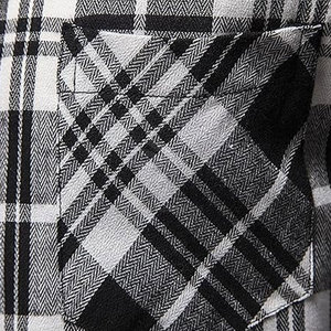 Custom Style Casual Long Sleeve Men Flannel Shirts Plus Size Men's Shirts For Sale - Product Image 4