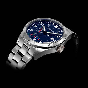STROND Concorde 24H Montre à remontage manuel bleu marine avec fonction luminescente, mouvement Seiko, cadran 41 mm, verre saphir, étanche 10 bars - Product Image 1