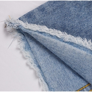 Chaquetas vaqueras informales de talla grande para mujer de buena calidad, Chaquetas vaqueras para mujer superventas, chaquetas recortadas con bolsillos rasgados de primera calidad - Product Image 5