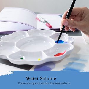 Suministros de pintura acrílica, pigmentos no tóxicos <span class=keywords><strong>para</strong></span> lienzo, tela de <span class=keywords><strong>madera</strong></span>, artesanías de cerámica, 24 <span class=keywords><strong>colores</strong></span> - Product Image 4