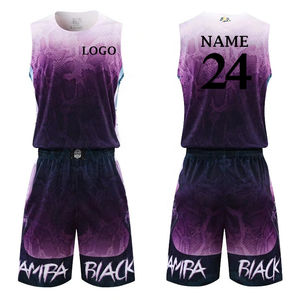 Uniformes de basket-ball personnalisés de haute qualité en gros 100% polyester bonne qualité nouvelle conception OEM uniformes de basket-ball à séchage rapide - Product Image 6