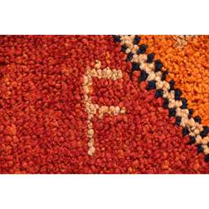 Vintage Turkish <b>Rug</b>, <b>Runner</b> 3x12.1 ft (91x370 cm) <b>Rug</b>, Orange Moroccan Wool <b>Rug</b> - Product Image 5