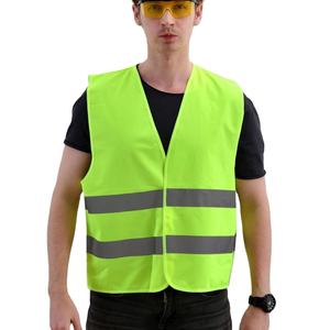 Gilet de sécurité réfléchissant en polyester et coton avec logo personnalisé de haute qualité avec fonction maille Gilet de protection - Product Image 6