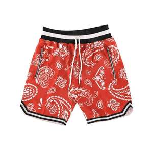 Ropa cómoda para hombre Pantalones cortos deportivos Precio bajo Tamaño personalizado Hombres Pantalones cortos de malla de sublimación - Product Image 2
