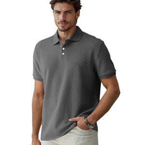 Camiseta de Golf de Manga Corta de Alta Calidad con Logotipo Personalizado, Estilo Formal de Lujo para Trabajo y Negocios, Secado Rápido con MOQ Bajo - Product Image 2