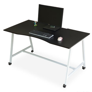FOS017 Portable Gaming Desk Ergonomic 140x70cm Carbon Surface <b>Iron</b> Legs Metal Frame Cool for Gaming Room Assembly Required - Product Image 1