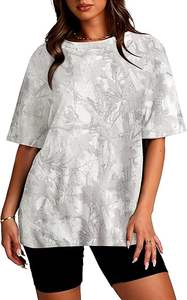 Camiseta de camuflaje extragrande para hombres y mujeres, camiseta con estampado de hoja de arce, ropa de calle, top informal de manga corta de verano - Product Image 3